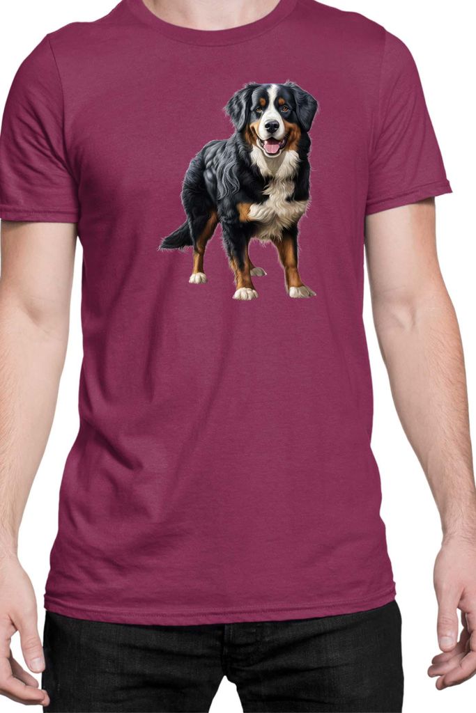 Herren T-Shirt Dogs Breeds Weimaraner Dog Breed 007, Man XL / Burgundy