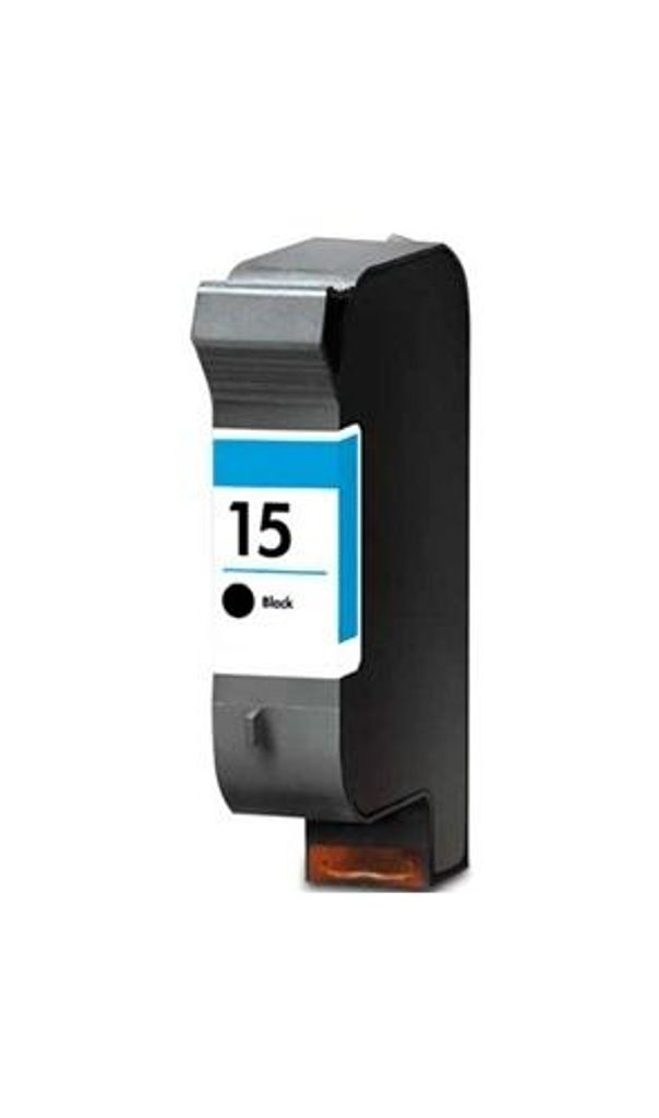Druckerpatrone kompatibel mit HP 15 schwarz, black - C6615DE für DeskJet 3810, 3816, 3820, 3822, 810, 812, 816, 817, 825, 825, 840, 841, 842, 843...