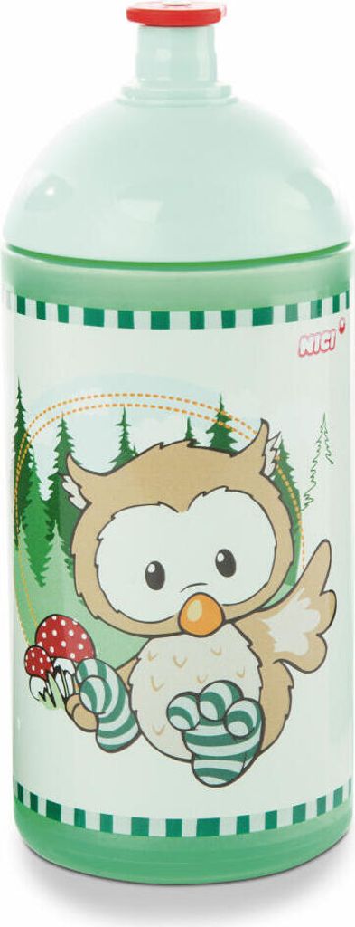 NICI Die Owlsons Trinkflasche, Getränkeflasche, Trink Flasche, Kinderflasche, Kinder, Eule, 500 ml, 47170