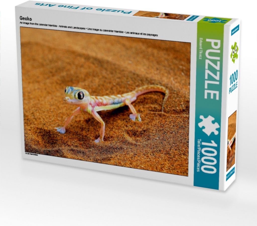 Calvendo Gecko 1000 Teile Puzzle quer 640x480mm, Tkocz Eduard; 7400842