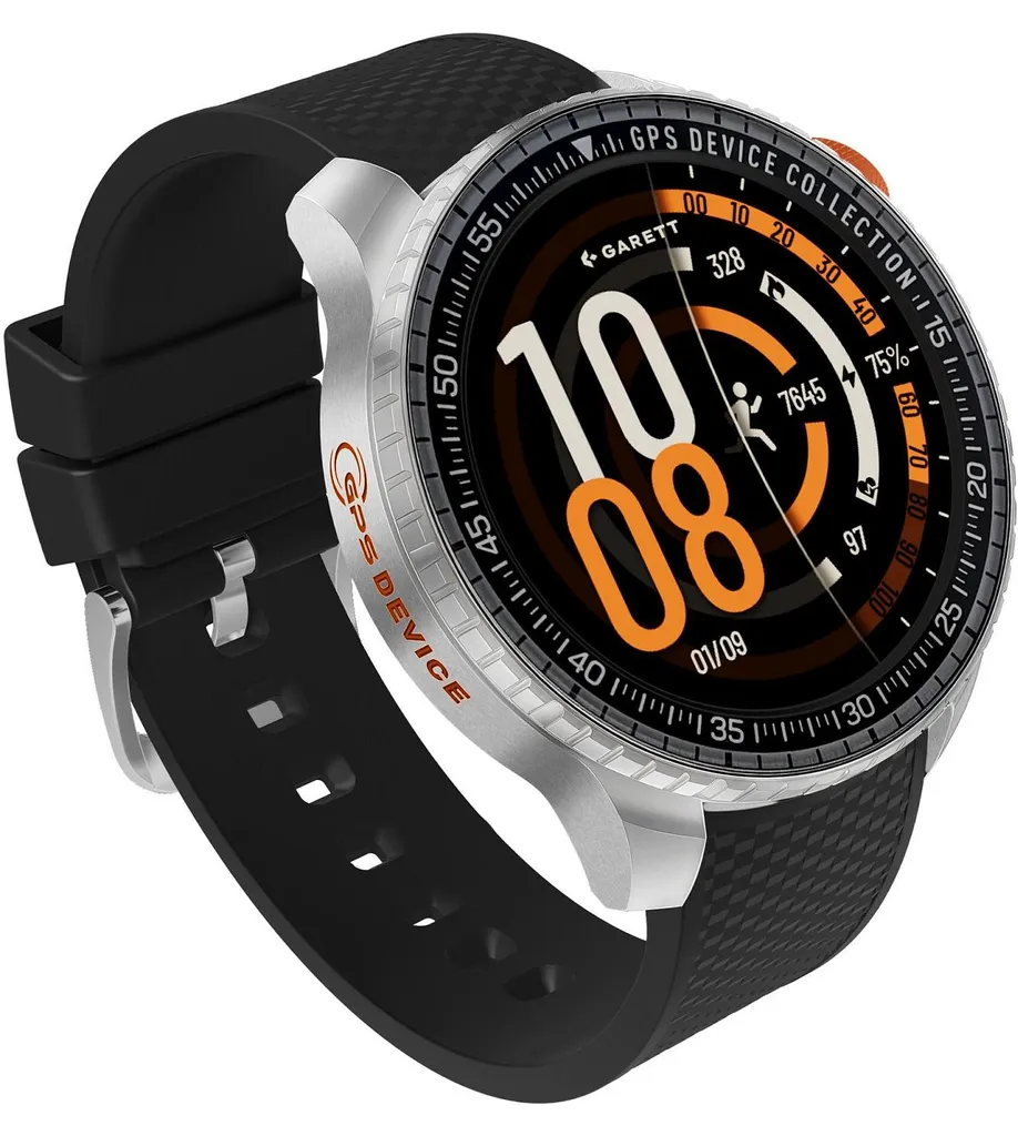 Garett Compass Montre connectée GPS argentée écran HD et boussole active - 3