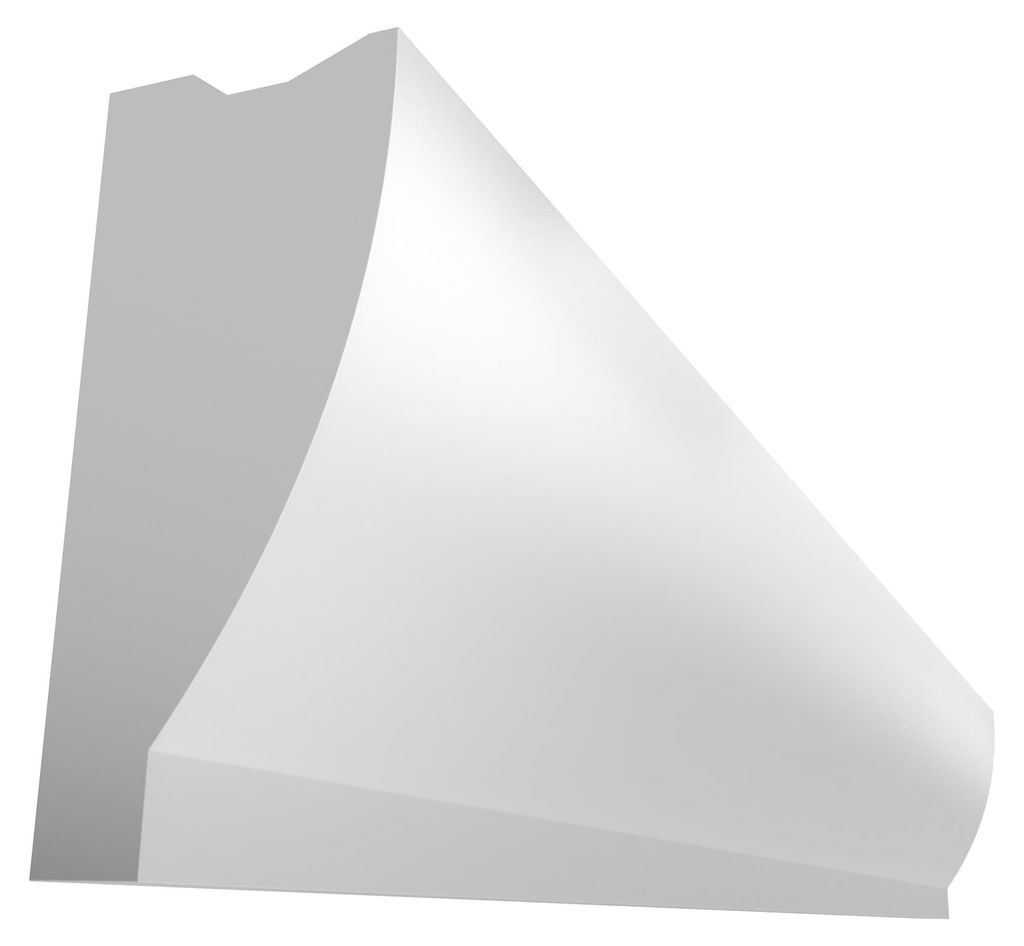 ELHARE Stuckleiste LED Band Lichtprofile Wand Indirekte Beleuchtung Profil LS39C - 50x140mm, 2m