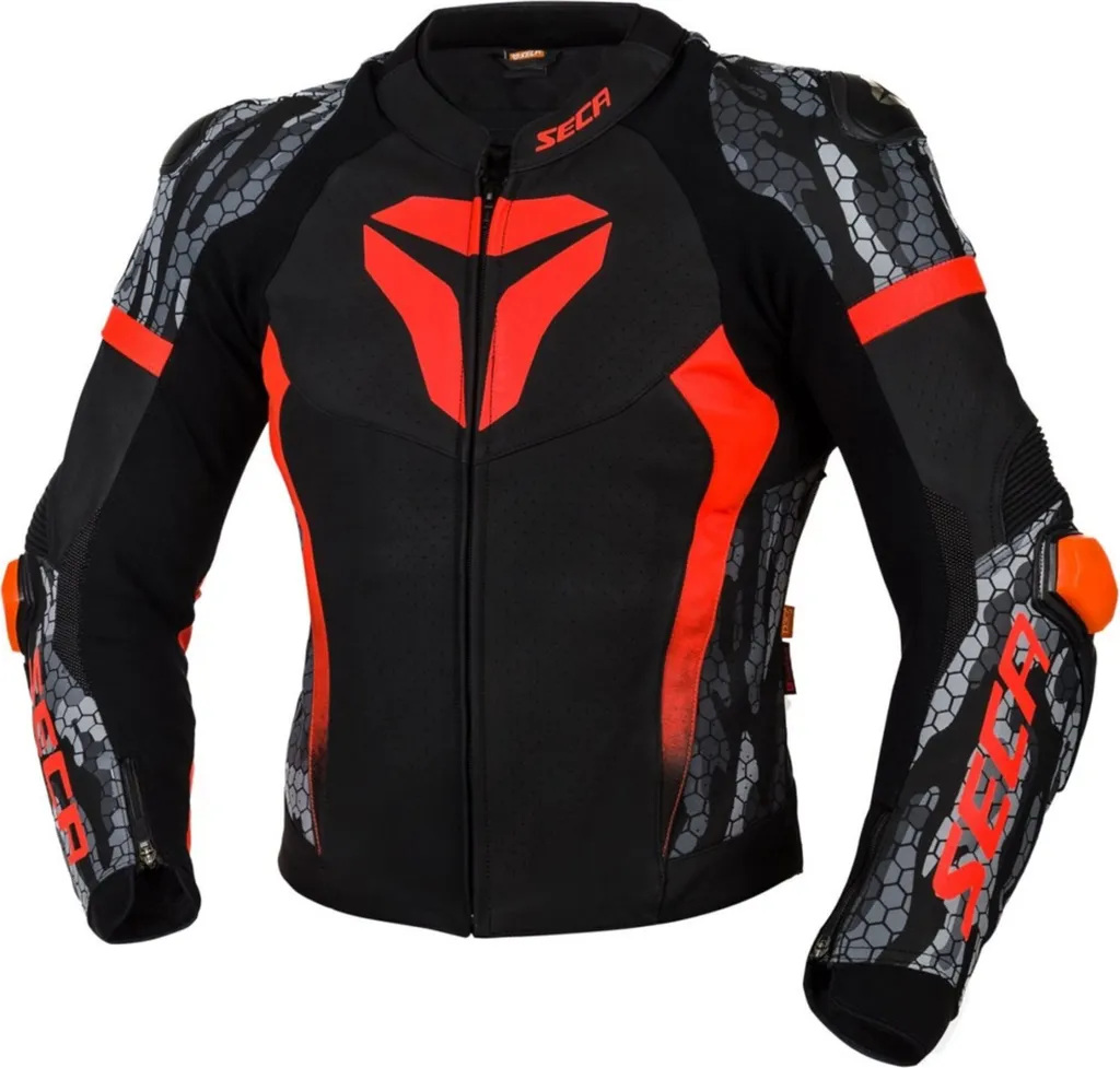 Blouson Moto Textile Seca Srs II avec Protections et Doublure Amovible