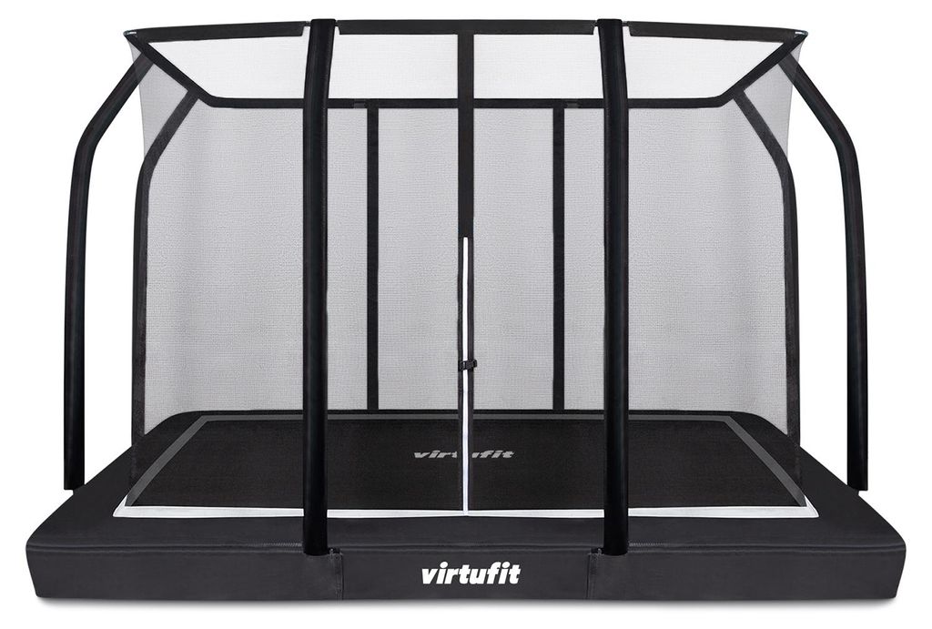 Trampolino da terra premium con rete di sicurezza – Immagine del prodotto 