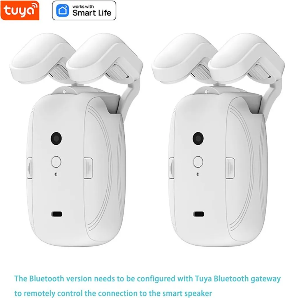 INF Motore per tende elettriche intelligente Bluetooth per bastoni romani, 2 pezzi