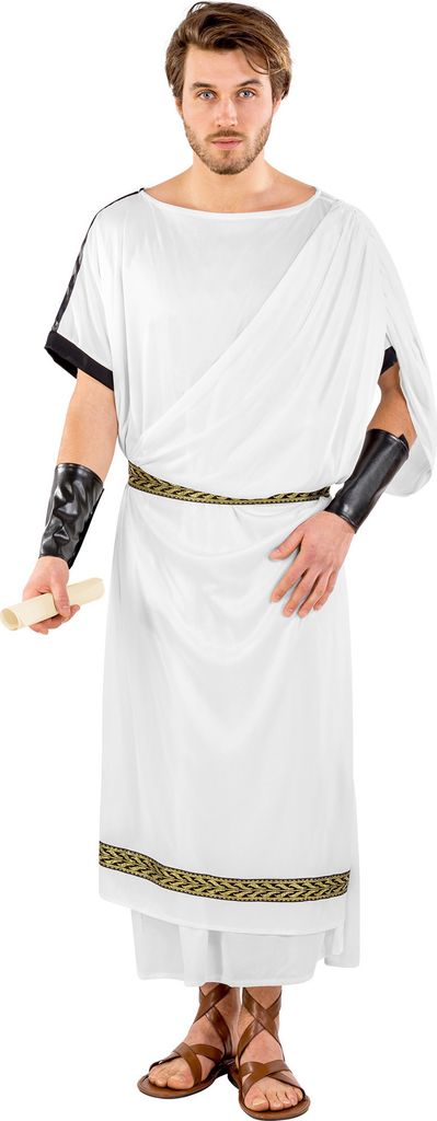 dressforfun Herrenkostüm römische Toga