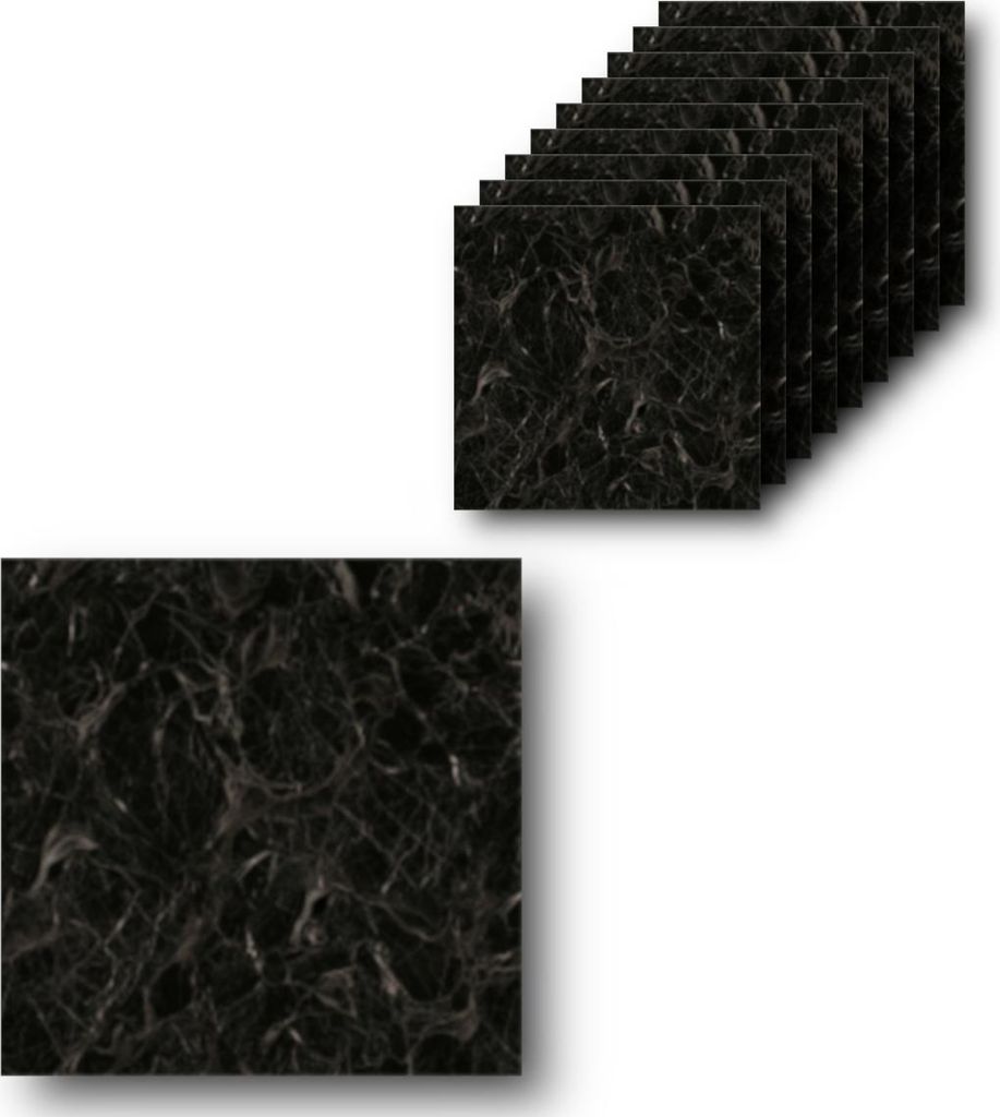 Selbstklebende Wandpaneele 10er Set 30x30 cm – Wandverkleidung modern – flexibel zuschneidbar, pflegeleicht, wasserabweisend – Marmoroptik, S...