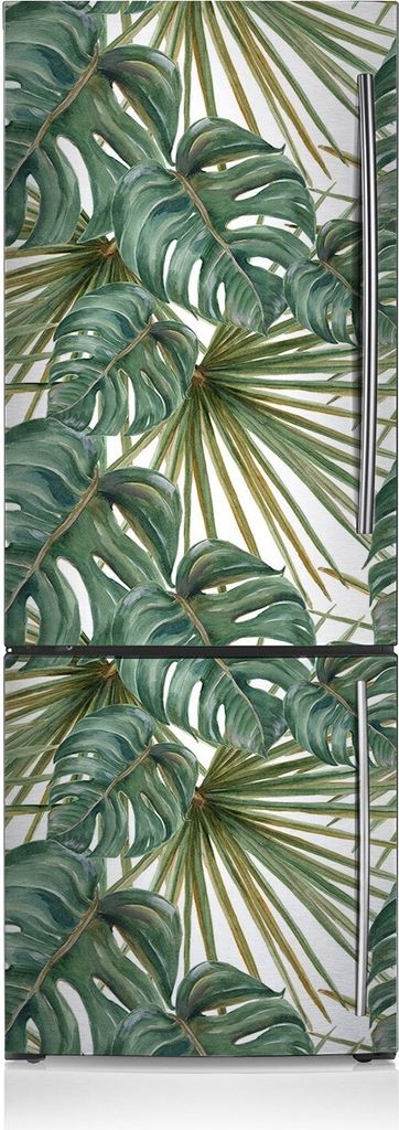 Kühlschrankmagne Kühlschrank Aufkleber Magnetfolie Dekoration 60x180 cm - Exotisch