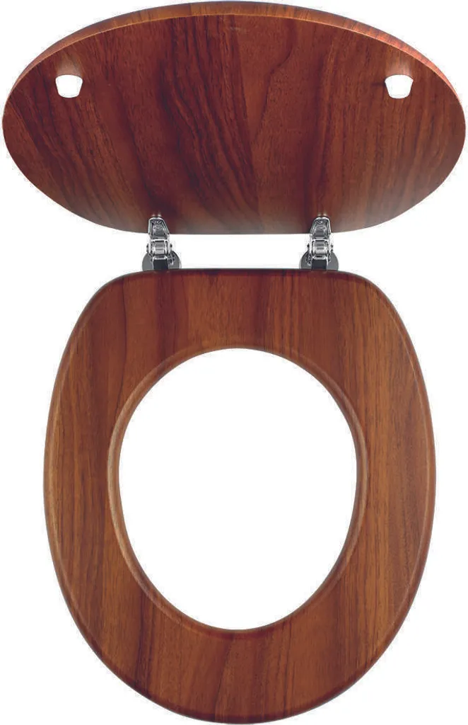 sedile del water in legno. DUB scuro.