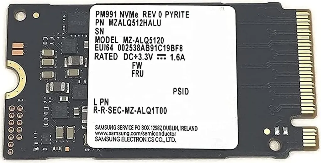 SSD Lenovo 512 Go M.2 NVMe idéal pour améliorer la rapidité du système