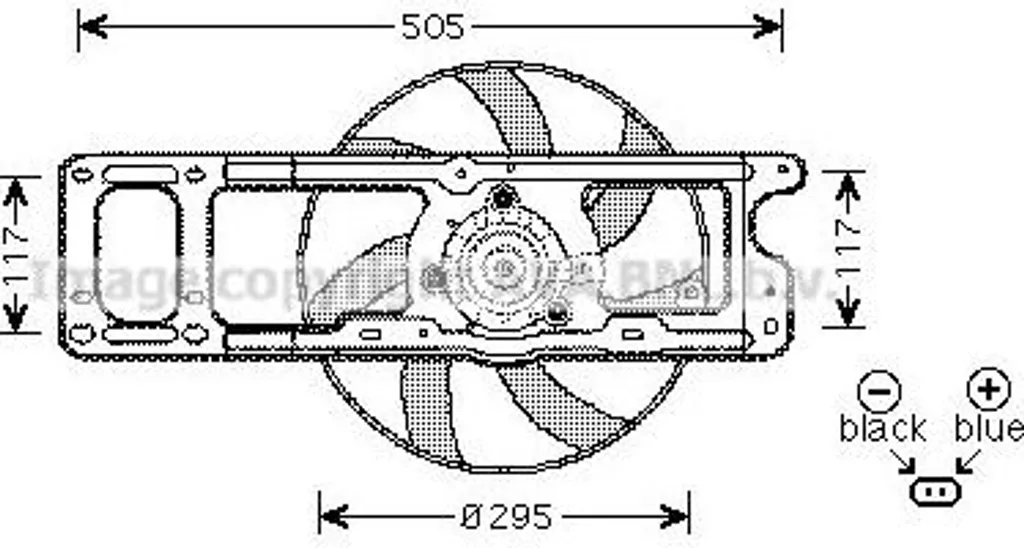 Réparer surchauffe moteur avec ventilateur AVA RT7537 OE 7701043977