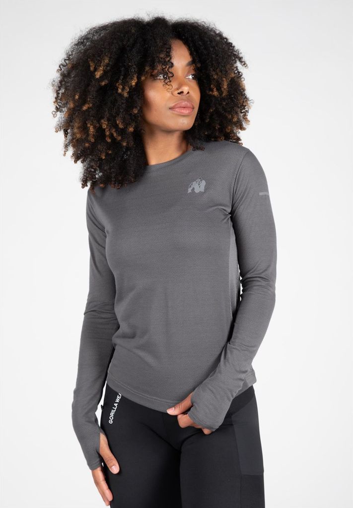 Gorilla Wear Raleigh Langarmhemd - Grau - XS