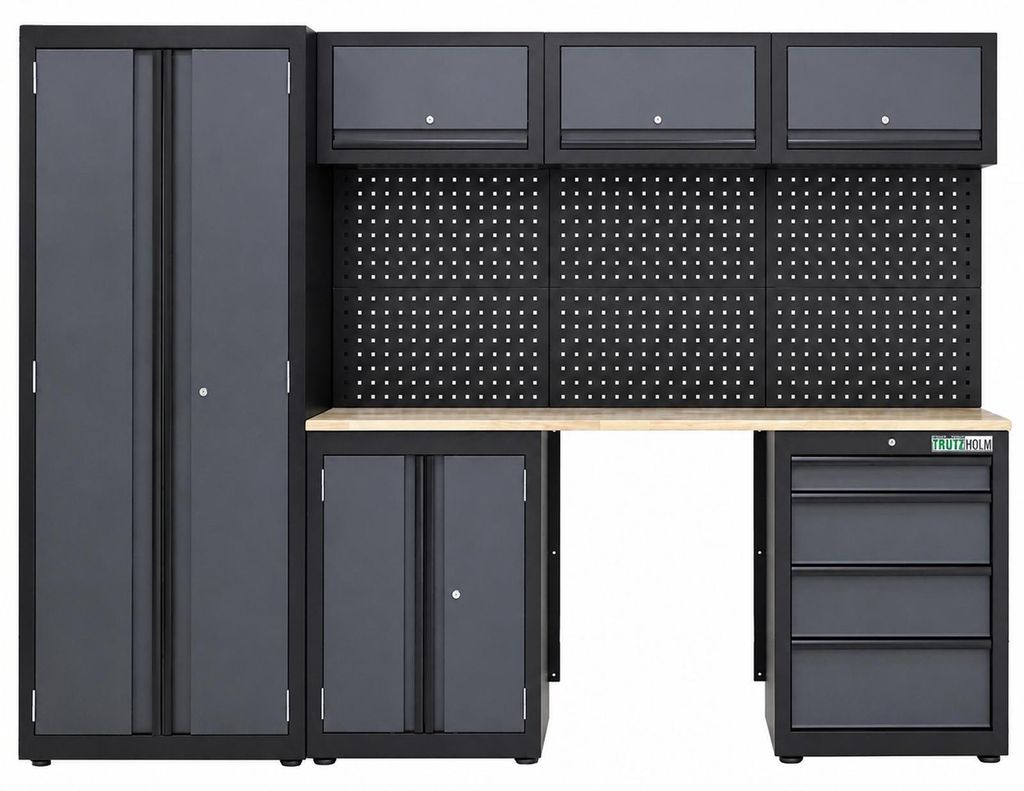 Werkstattwand 13-tlg. modulares Werkstattschranksystem aus Produktbild 