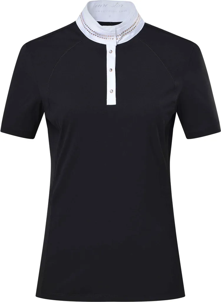 Chemise de concours respirante Euro-Star ESEstrella noire pour femme
