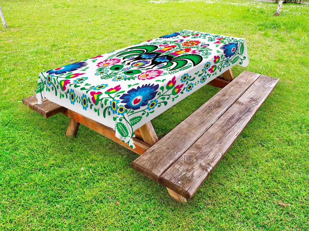 Tovaglia Antimacchia 145x305 cm ABAKUHAUS Motivi Tradizionali Polacchi