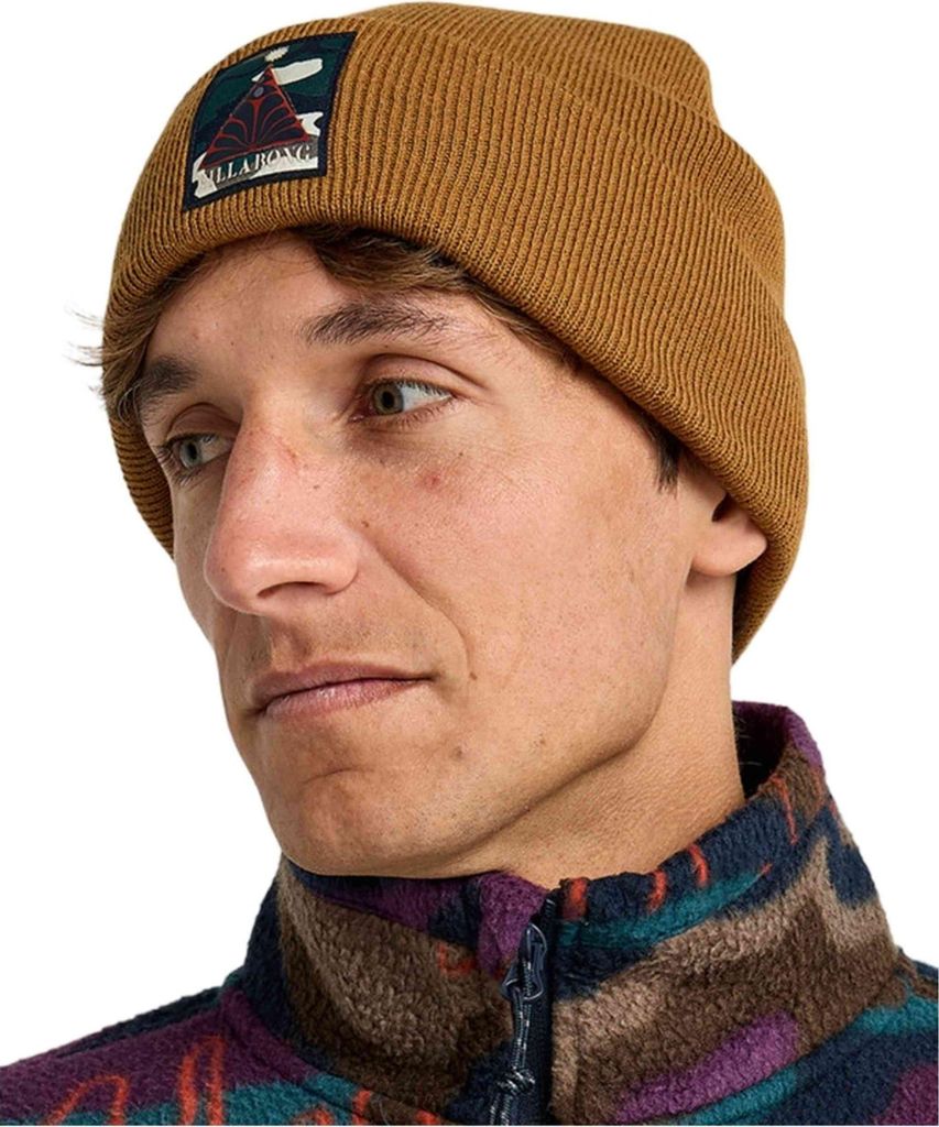 Billabong Adiv Patch Beanie Tobacco .