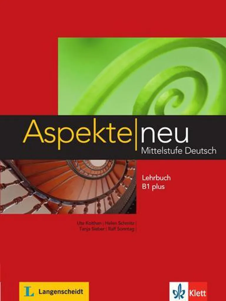 Méthode d'Allemand Aspekte Neu B1+ Livre de l'Élève pour Adultes Klett