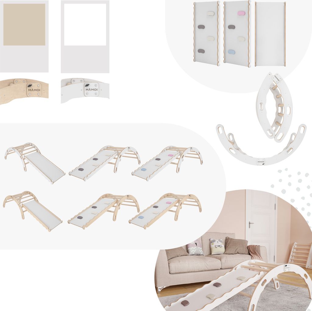 MAMOI® Kletterbogen mit rutsche, Kletterdreieck, Baby Produktbild 4