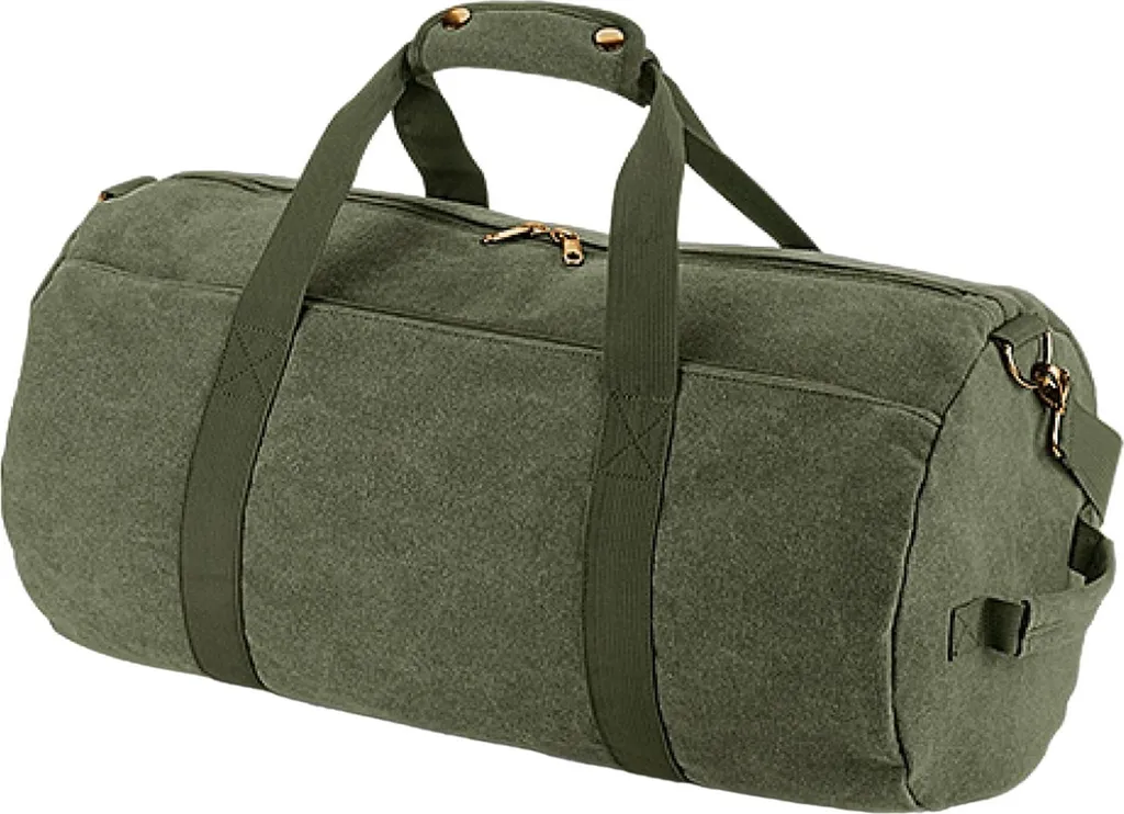 Bagbase - Borsa da viaggio, stock, tela PC6169 (taglia unica) (verde militare) - 1