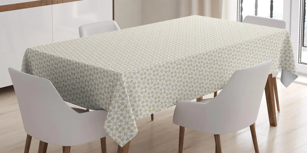 Tovaglia Antimacchia ABAKUHAUS 140x170 Beige - Facile da Pulire