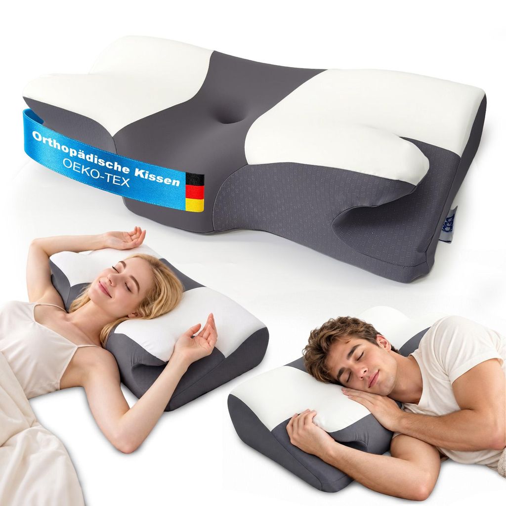 Kopfkissen Nackenstützkissen Memory Foam Nackenkissen Produktbild 