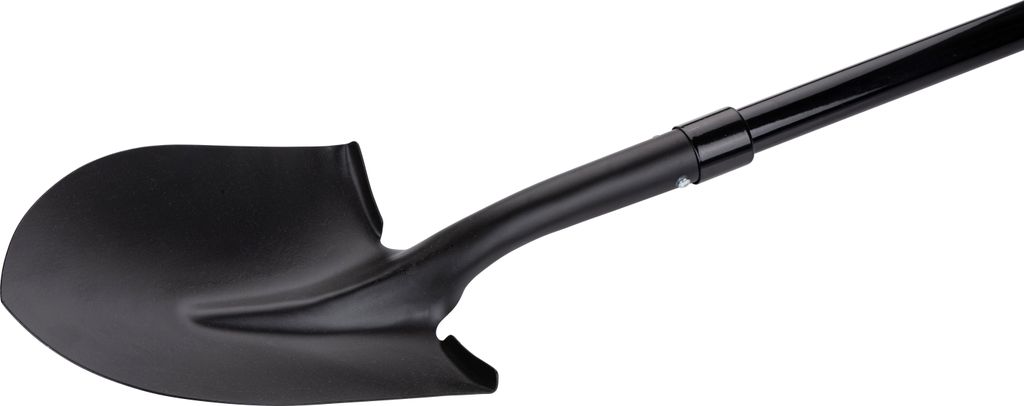 BLACK+DECKER Schaufel 148 CM - Rostfrei - Kopf Kohlenstoffstahl und Stiel aus Fiberglas - Schwarz