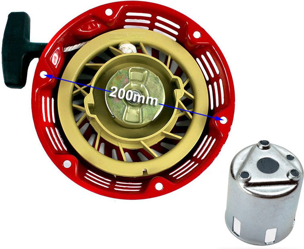 21,5 CM ťahový štartér + štartovací zvon pre motor Honda Obrázok produktu 