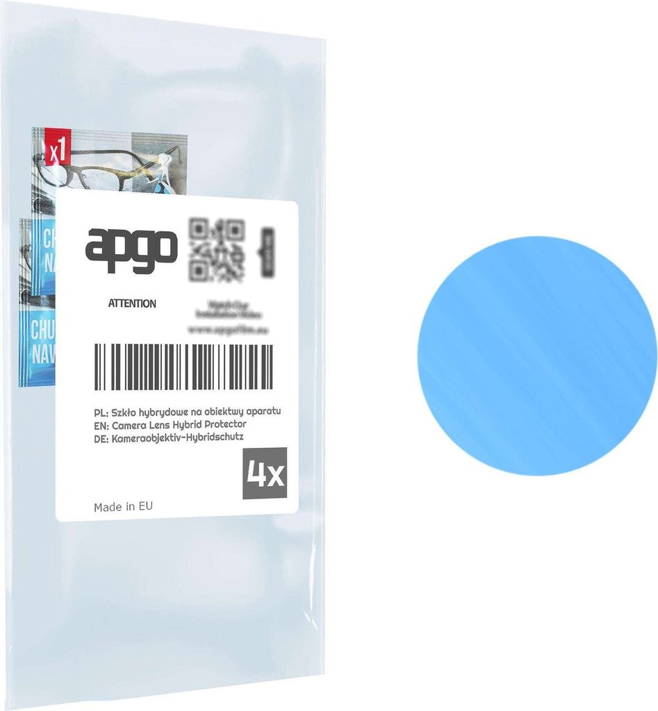 apgo 4 Stück Hybrid Kameraschutz, Kamera-Schutzglas kompatibel mit Huawei MatePad C5E WI-FI, Linsenschutz, 9H Härte, Schutz für Kameraobjektiv, ...