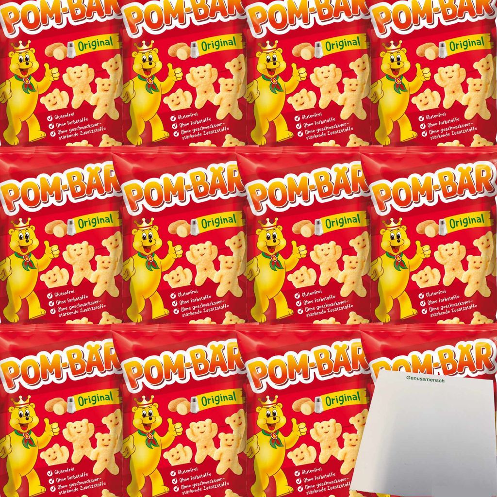 Funny Frisch Pom-Bär Kartoffel-Snack Glutenfrei 12er Pack Produktbild 