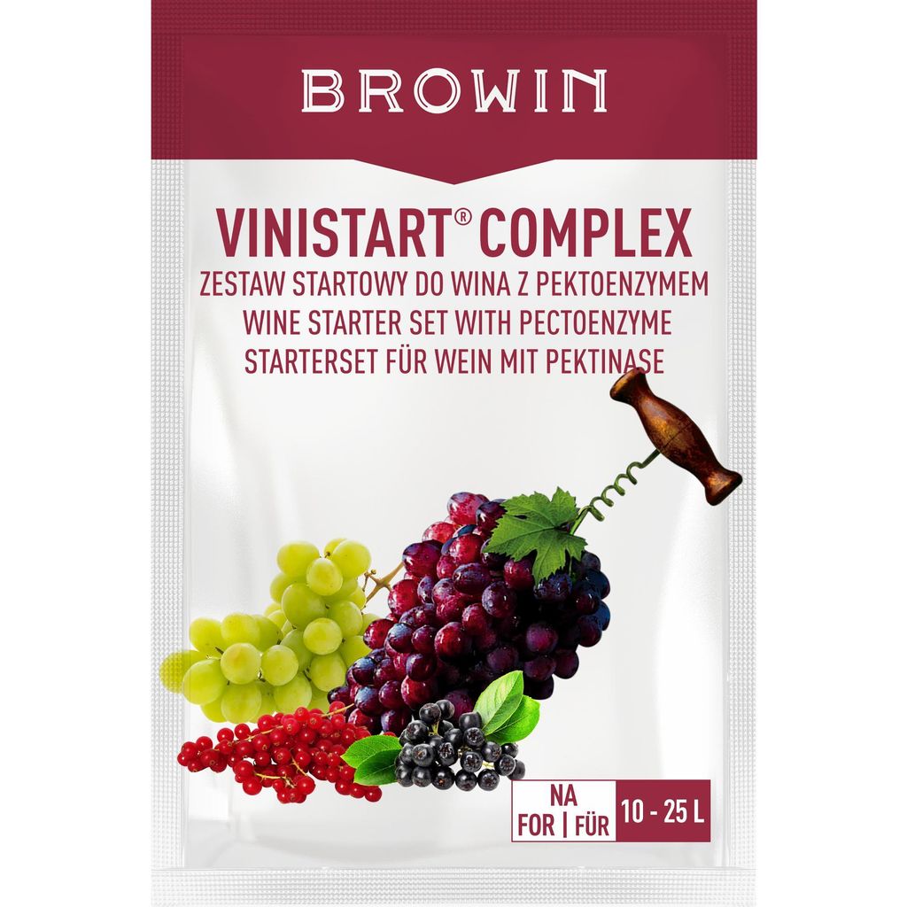 Browin Vinistart Complex Für 10-25 L Weiß- Und Rotwein Aus Produktbild 