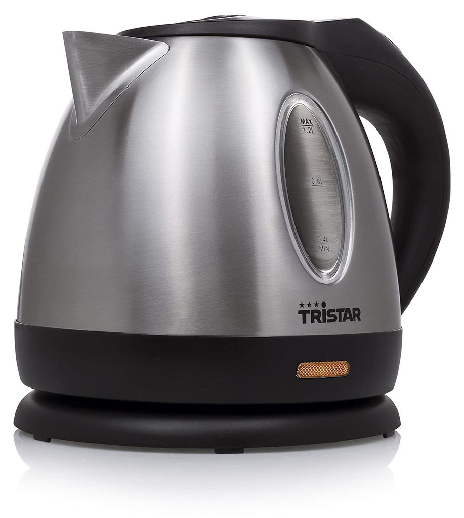 Tristar WK-1325, 1,2 liter, 850 watt, zwart, roestvrij Productafbeelding 