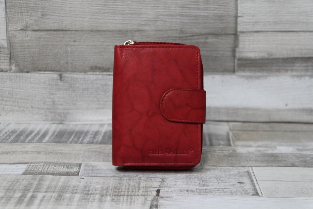 Greenburry Basic Reißverschluss-Damenkombi RFID red
