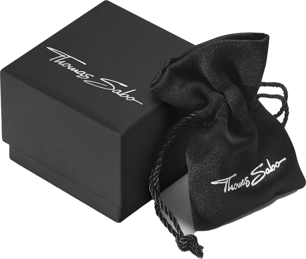 Thomas Sabo CR739-413-39 Orecchini a Cerchio Donna Argento Oro 18k