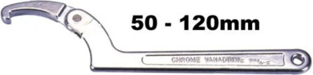 Chiave a gancio JMP 50-120 mm con snodo | Attrezzo per Ghiere Professionale