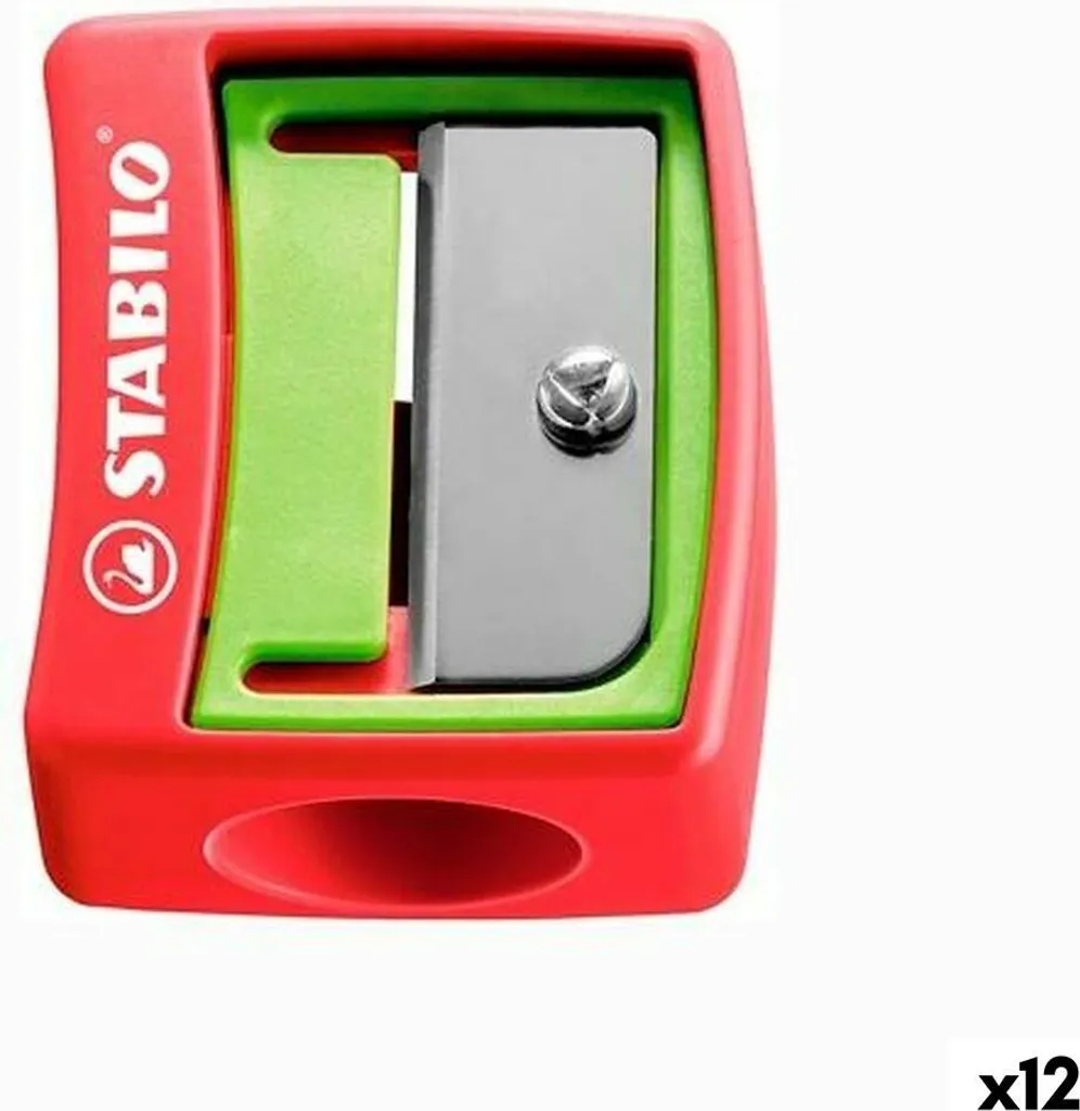 Offerta 12x Temperamatite Stabilo Woody 3 in 1 - Il Migliore per Matite Grandi