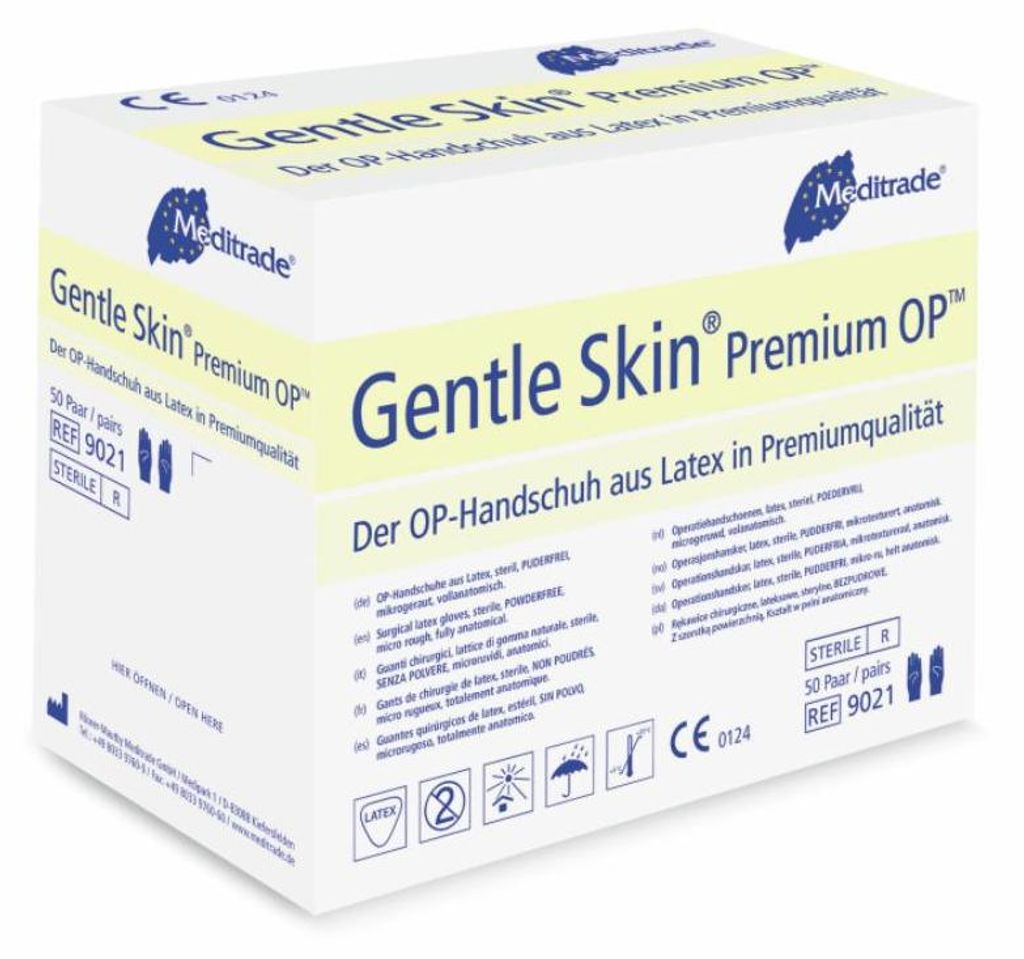 Meditrade Gentle Skin® Guanto chirurgico premium, sterile, Immagine del prodotto 