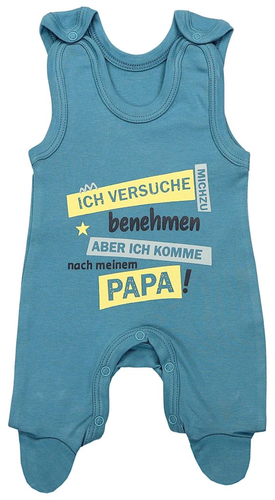 TupTam Unisex Baby Strampler mit Spruch I love Mum and Dad, Produktbild 