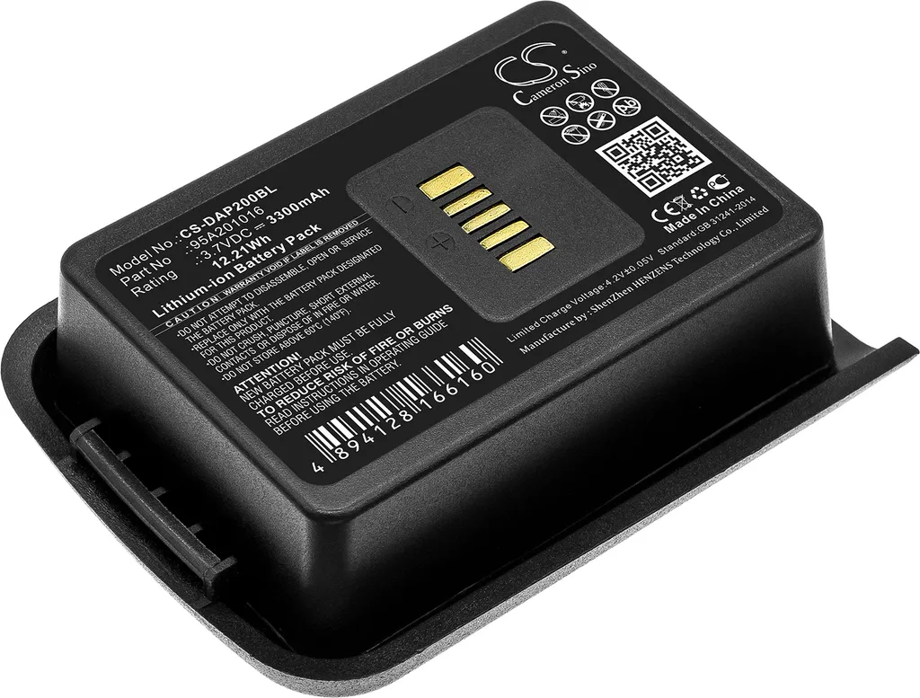 Batterie pour Datalogic Pegaso P20 P20-1001 remplace 950401003 2600mAh