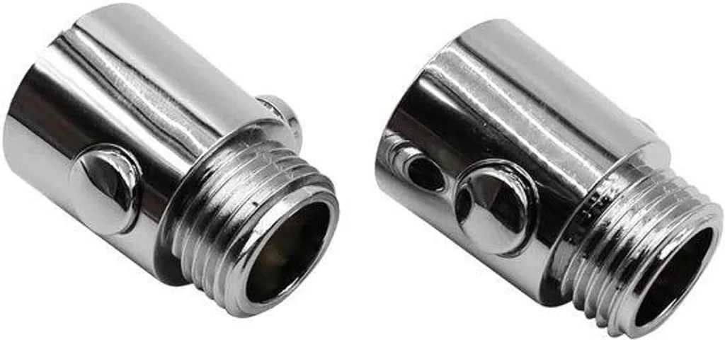 Robinet d'arrêt G1/2 chrome pour pommeau de douche et douches à main