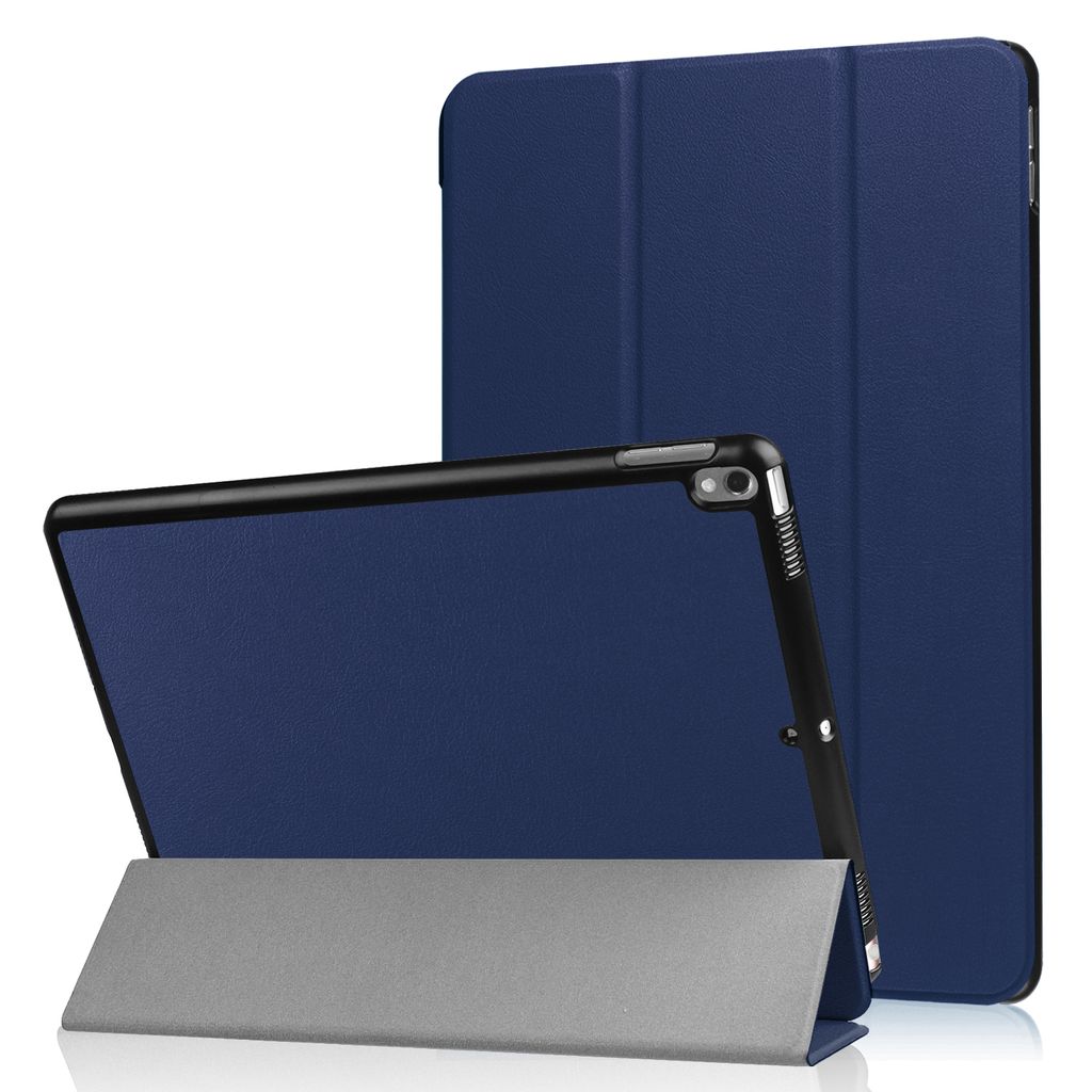 Cover für Apple iPad Pro 2017 und iPad Air 3 2019 10.5 Zoll Ultra Slim Schutzhülle Hardcase aufstellbar und Wake & Sleep Funktion (Blau)