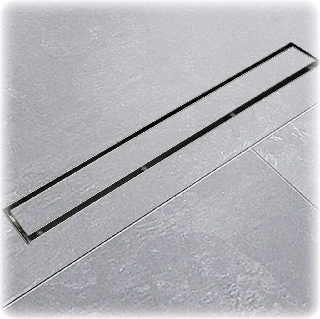 Bituxx Edelstahl Duschablauf Befliesbar 90cm x 7cm MS-14761