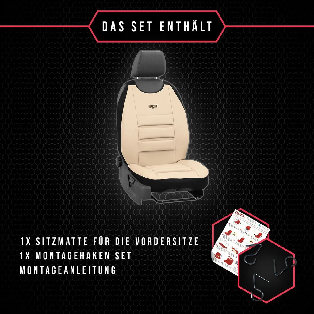 Coprisedile Universale Beige per BMW Active Tourer | Anti-Macchia e Resistente - 7