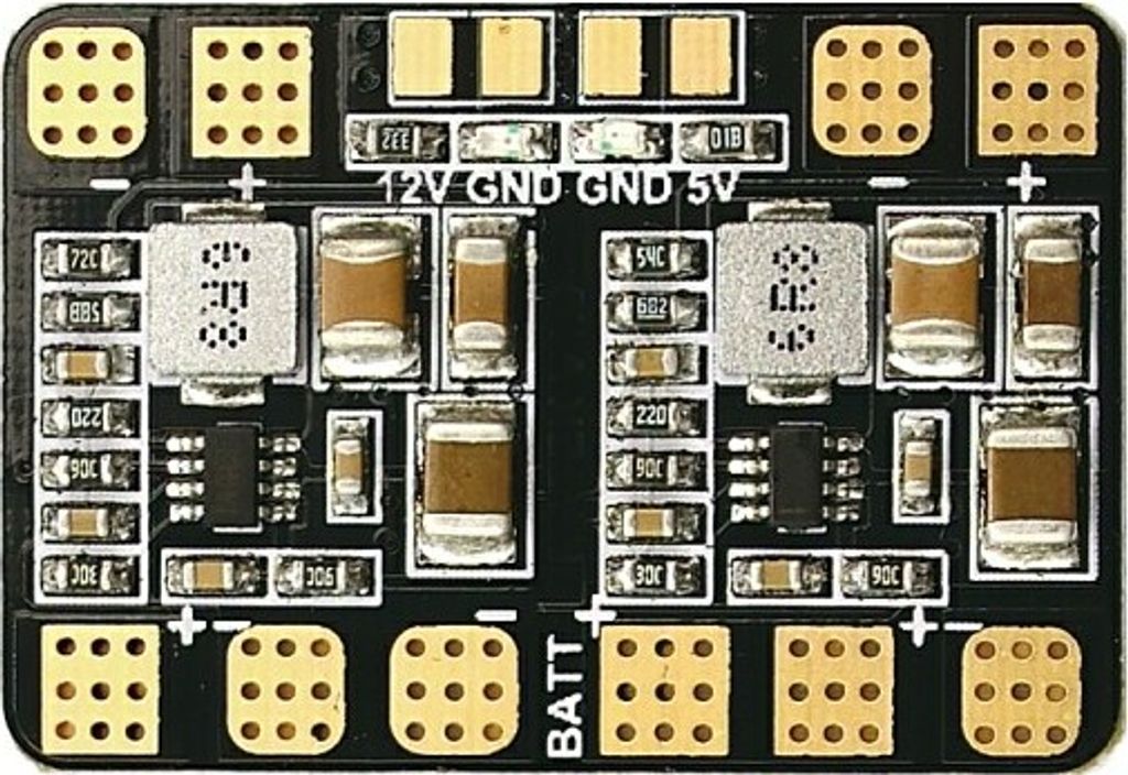 Graupner Mikro PDB Stromverteiler PCB 5V/12V Copt