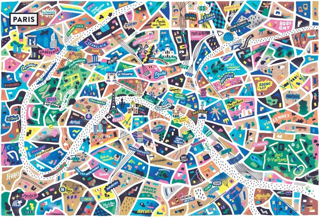 Puzzle Paris Paname 1000 pièces Grafika - Activité détente pour la maison
