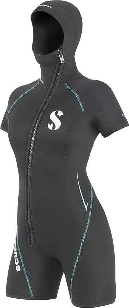 Scubapro Definition With Hood 6 Mm Damen-taucherjacke Schwarz XLS Damen Schwarz XLS
