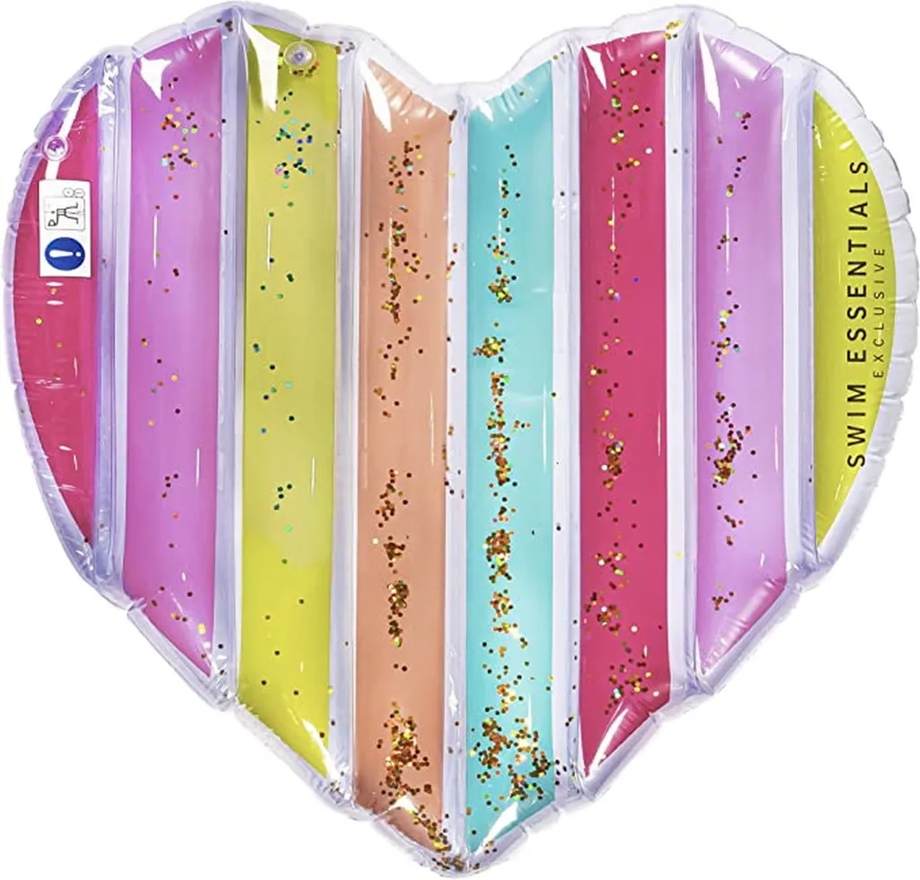 Matelas gonflable stable et robuste 150x100cm Essentials Rainbow