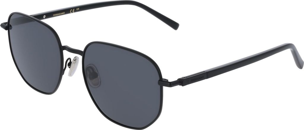 Ferragamo SF328S Matte black 55/18/145 Herren Sonnenbrillen