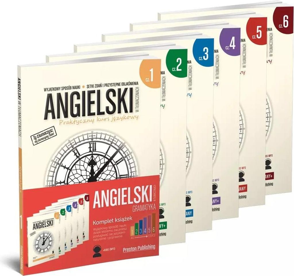 Angielski w tłumaczeniach Gramatyka Część 1-6 Obrázek produktu 