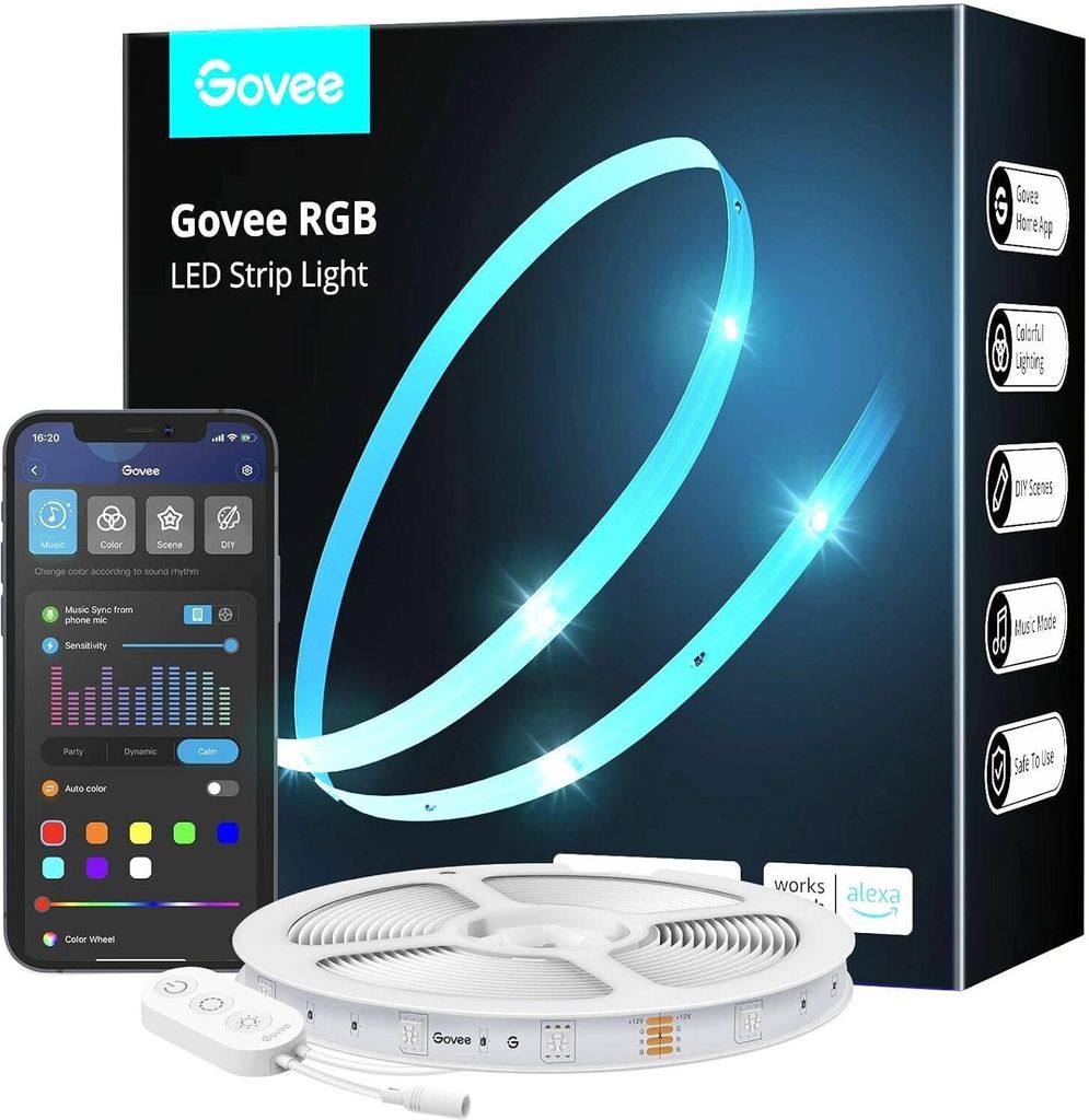 Govee WiFi RGB Smart LED pásek 5m Obrázek produktu 