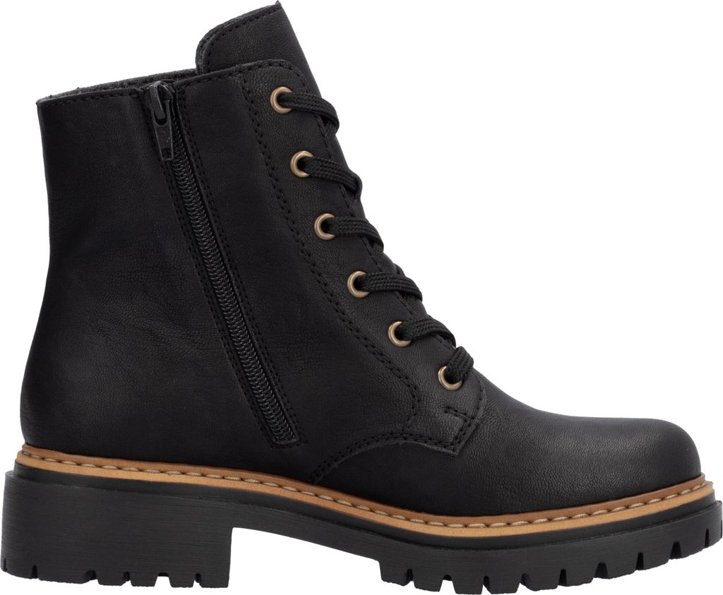Rieker Veterschoenen Hoog  Veterschoenen Hoog - Zwart - Produktbild 